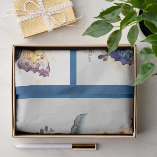 Knoopvlinderpapier voor Waterverf Tissuepapier (Geschenk)