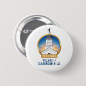 knop 100 jaar ronde button 5,7 cm (Voorkant /achterkant)