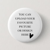 Knop 2-1/4 inch personaliseren ronde button 5,7 cm (Voorkant)