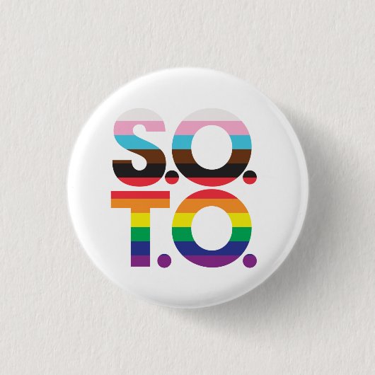 Knop 2 voor uitzingen ronde button 3,2 cm (Voorkant)