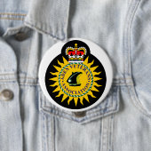 Knop Aden Veterans Association Ronde Button 4,0 Cm (In situ)