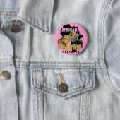 Knop Afrika Ronde Button 5,7 Cm (In situ)