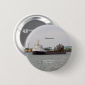 Knop Algomarine Ronde Button 5,7 Cm (Voorkant /achterkant)