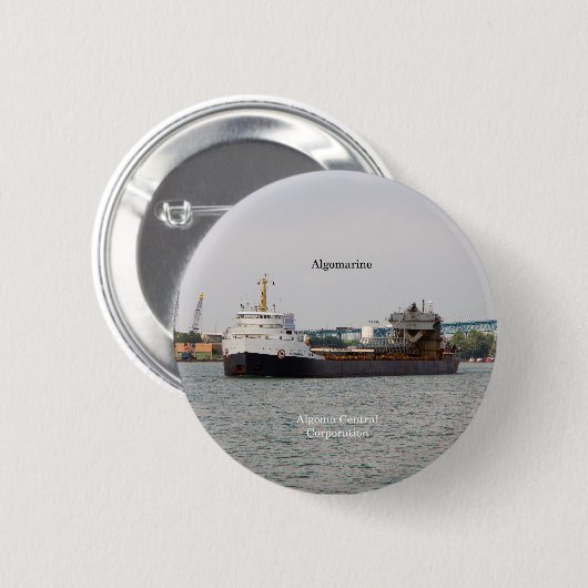 Knop Algomarine Ronde Button 5,7 Cm (Voorkant /achterkant)