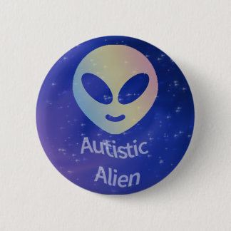 Knop Alutistisch Alien Ronde Button 5,7 Cm