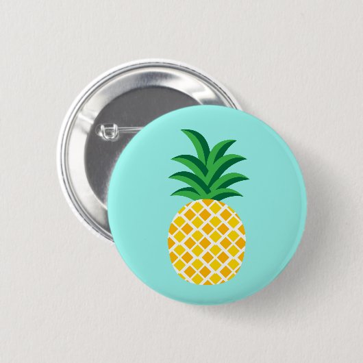 Knop Ananas Ronde Button 5,7 Cm (Voorkant /achterkant)