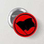 Knop Anarchist Black Flag Ronde Button 5,7 Cm (Voorkant /achterkant)
