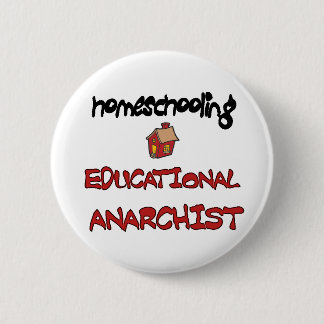 knop anarchist homeschool ronde button 5,7 cm
