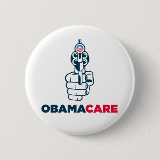 Knop Anti-Obamacare Ronde Button 5,7 Cm
