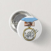 Knop Antiair Ace-medaille Ronde Button 3,2 Cm (Voorkant /achterkant)