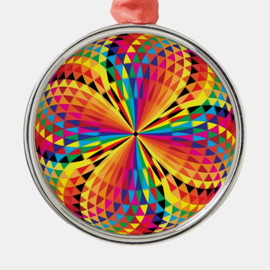 Knop Arabesque Metalen Ornament (Voorkant)