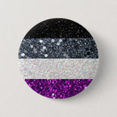 knop Aseksuele pride glitter Ronde Button 5,7 Cm (Voorkant)