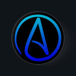 knop Atheïstisch symbool Ronde Button 5,7 Cm<br><div class="desc">knop Atheïstisch symbool</div>