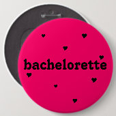 knop "bachelorette" ronde button 6,0 cm (Voorkant /achterkant)