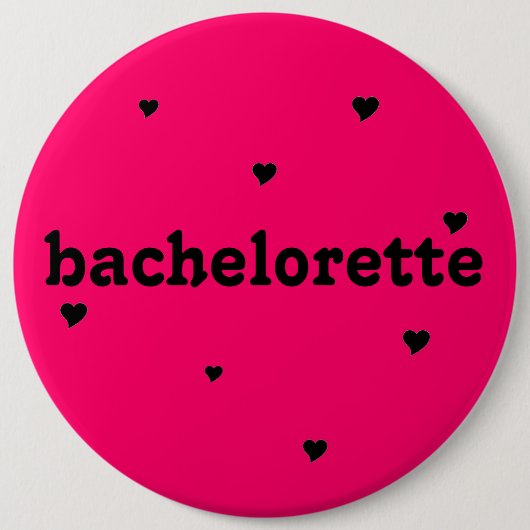 knop "bachelorette" ronde button 6,0 cm (Voorkant)