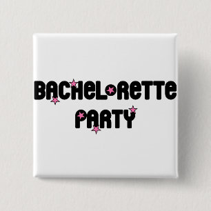 Knop Bachelorette Vierkante Button 5,1 Cm