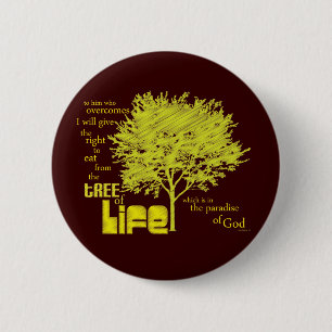 Knop/badge voor Christelijke scripts in het leven Ronde Button 5,7 Cm