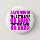 knop bae ronde button 5,7 cm (Voorkant)