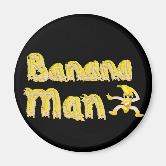 Knop Banana Man Magneet (Voorkant)