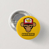Knop Bananas Ronde Button 3,2 Cm (Voorkant /achterkant)