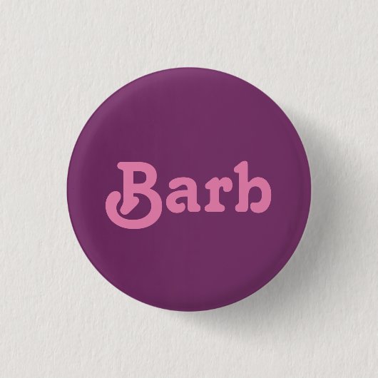 Knop Barb Ronde Button 3,2 Cm (Voorkant)