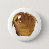 Knop Baseball Glove of Mitt Ronde Button 5,7 Cm (Voorkant)