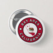 Knop Bay Area California Ronde Button 5,7 Cm (Voorkant /achterkant)
