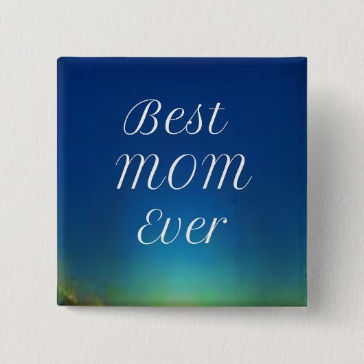Knop Beste mama ooit Vierkante Button 5,1 Cm (Voorkant)