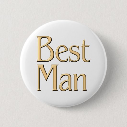 Knop Beste man Ronde Button 5,7 Cm (Voorkant)