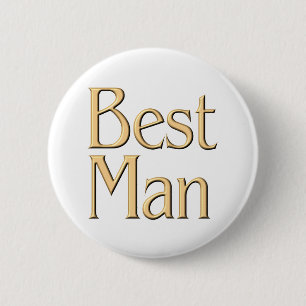 Knop Beste man Ronde Button 5,7 Cm