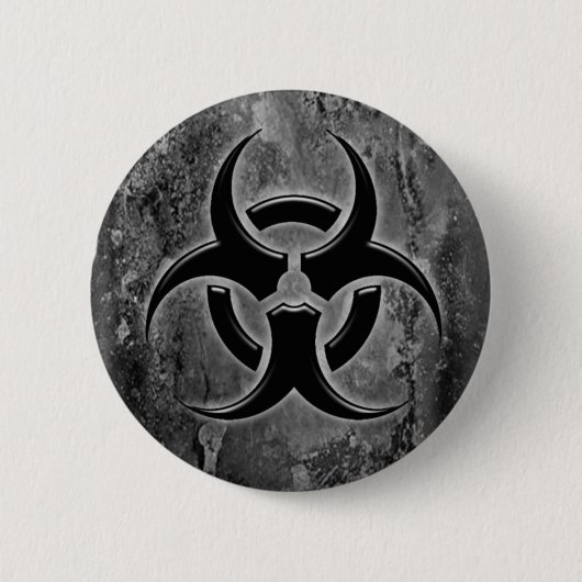 Knop Biohazard Ronde Button 5,7 Cm (Voorkant)