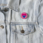 Knop Bisexuality flag Ronde Button 3,2 Cm (In situ)