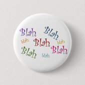 Knop Blah Ronde Button 5,7 Cm (Voorkant)