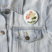 knop Bloemen 2 Ronde Button 5,7 Cm (In situ)