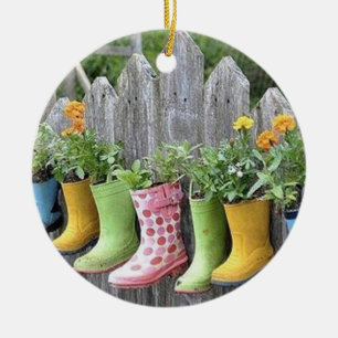 KNOP "BOOT"-PLANTERS VOOR DE STROOMLOVER KERAMISCH ORNAMENT