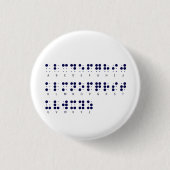 Knop Braille Ronde Button 3,2 Cm (Voorkant)