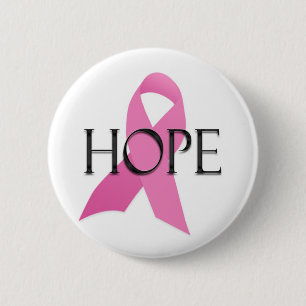 Knop Breast Cancer Hope Ronde Button 5,7 Cm