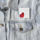 knop breinliefde vierkante button 5,1 cm (In situ)