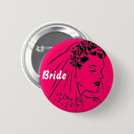 Knop Bride Ronde Button 5,7 Cm (Voorkant /achterkant)