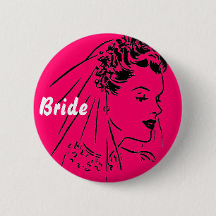 Knop Bride Ronde Button 5,7 Cm