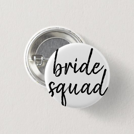 Knop Bride Squad Ronde Button 3,2 Cm (Voorkant /achterkant)