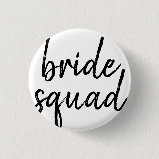 Knop Bride Squad Ronde Button 3,2 Cm (Voorkant)