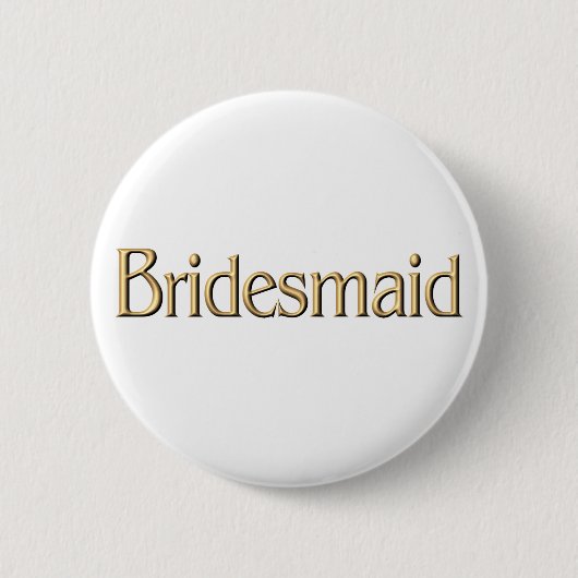 knop Bridesmaid Ronde Button 5,7 Cm (Voorkant)