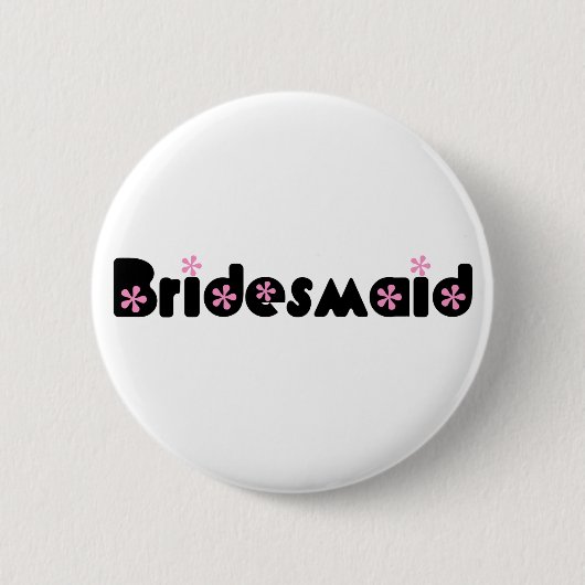 knop Bridesmaid Ronde Button 5,7 Cm (Voorkant)
