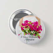 knop Bridesmaid Ronde Button 5,7 Cm (Voorkant /achterkant)