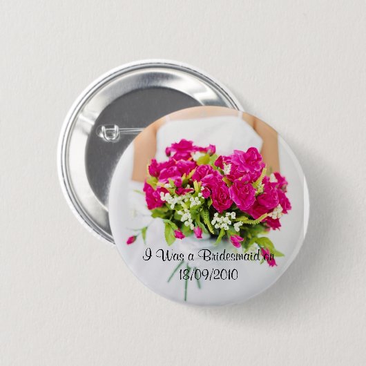 knop Bridesmaid Ronde Button 5,7 Cm (Voorkant /achterkant)