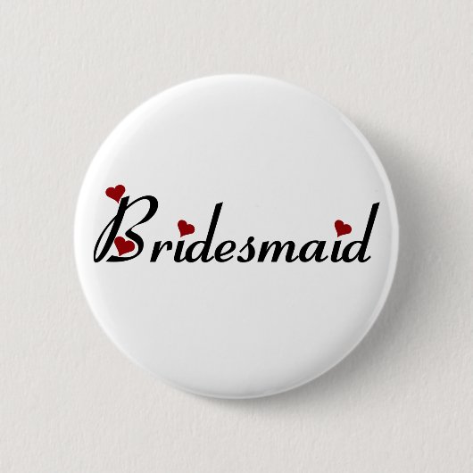 knop Bridesmaid Ronde Button 5,7 Cm (Voorkant)