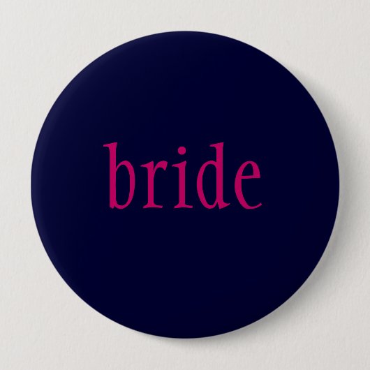 knop "bruid" ronde button 4,0 cm (Voorkant)