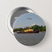 Knop Bulldog Ronde Button 7,6 Cm (Voorkant /achterkant)