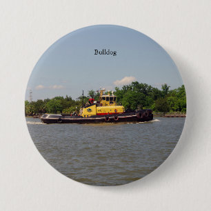 Knop Bulldog Ronde Button 7,6 Cm